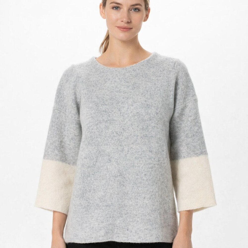 Rag & Bone Wool Crew Neck Sweater Light Grey Size Medium M 6-8